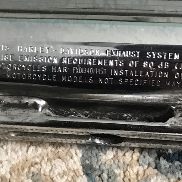 Harley Davidson Exhausted system Chrome - Picture 2 of 2